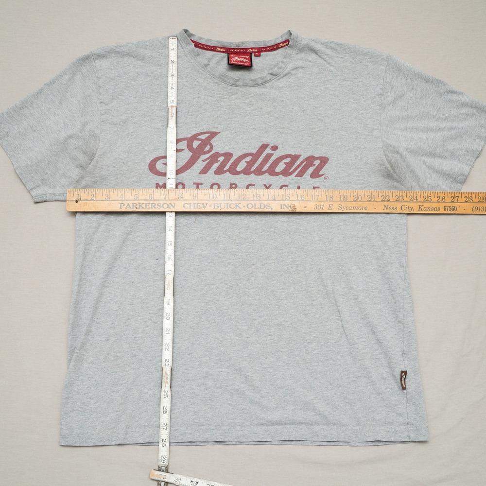 Indian Motorcycle Americas First Company EST‎ 1901 T Shirt gray XL - Picture 3 of 11
